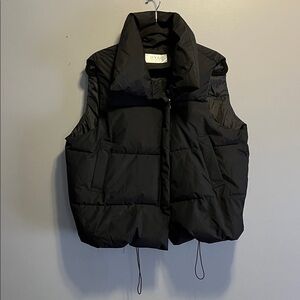 DYG Black Puffer Vest